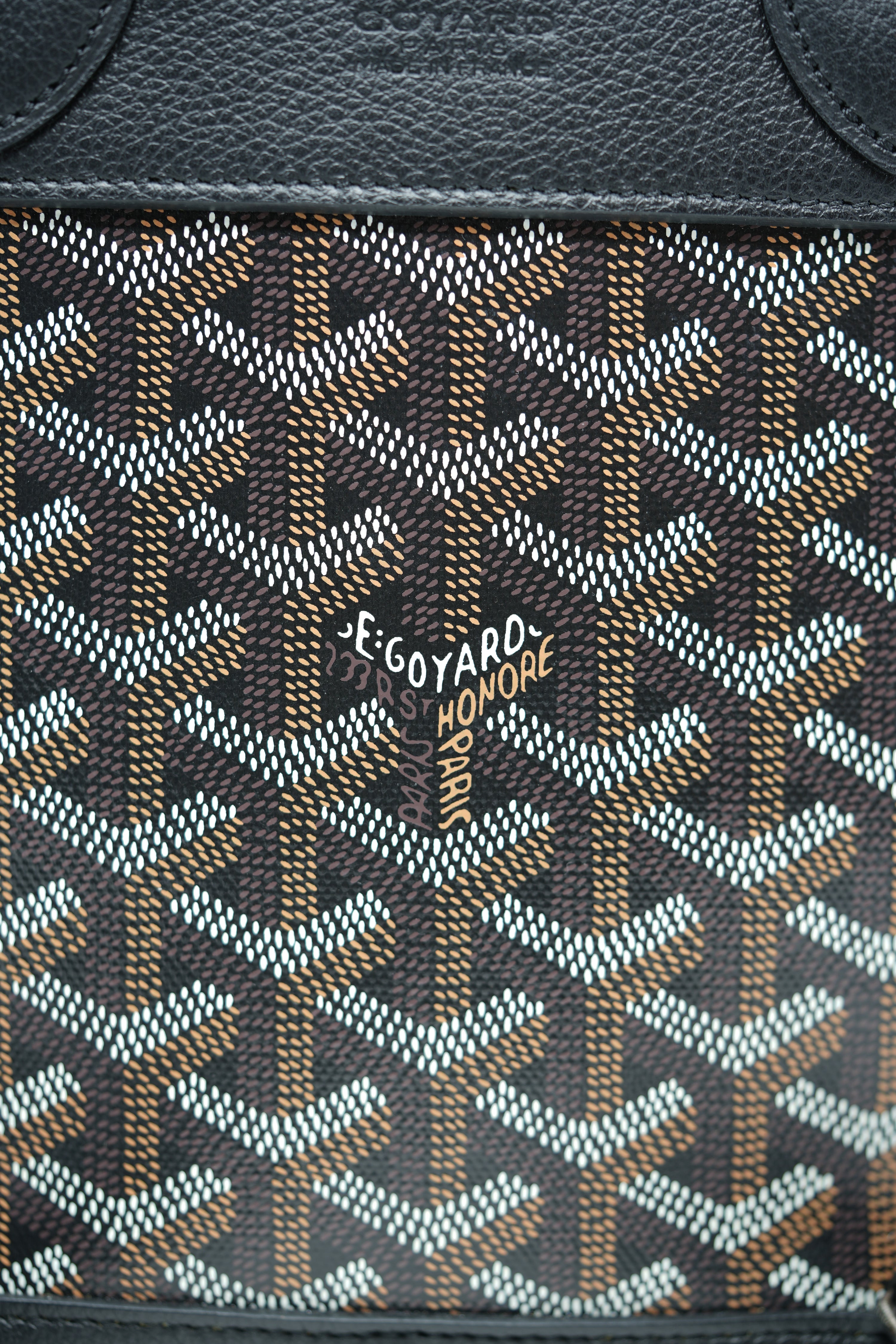 Goyard Goyardine Calfskin Mini Alpin Backpack Black