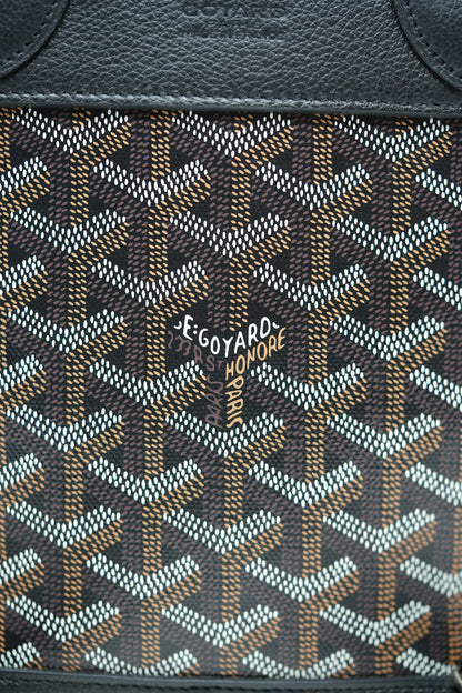 Goyard Goyardine Calfskin Mini Alpin Backpack Black