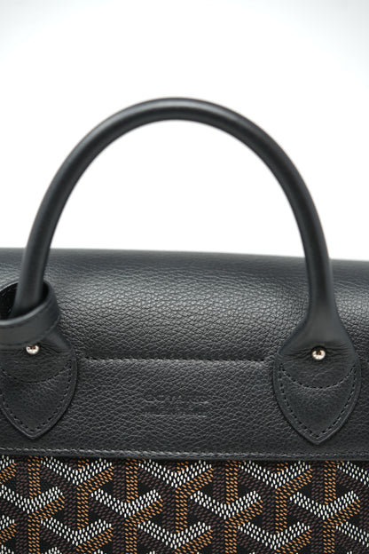 Goyard Goyardine Calfskin Mini Alpin Backpack Black