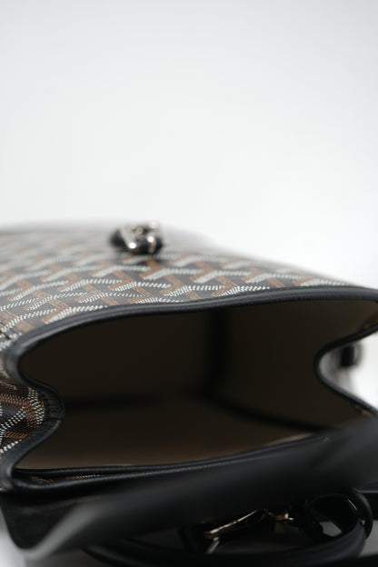Goyard Goyardine Calfskin Mini Alpin Backpack Black