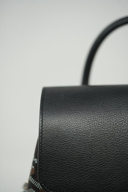Goyard Goyardine Calfskin Mini Alpin Backpack Black