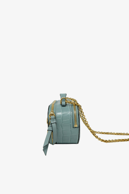 Chloe Crocodile Embossed Vanity Bag