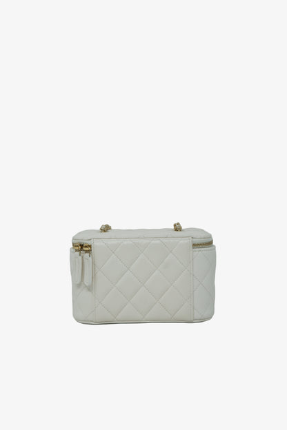 Pre-owned Chanel Caviar Vanity With Chain