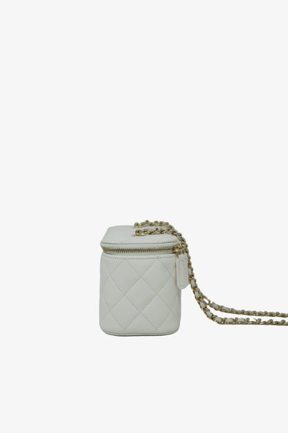 Pre-owned Chanel Caviar Vanity With Chain