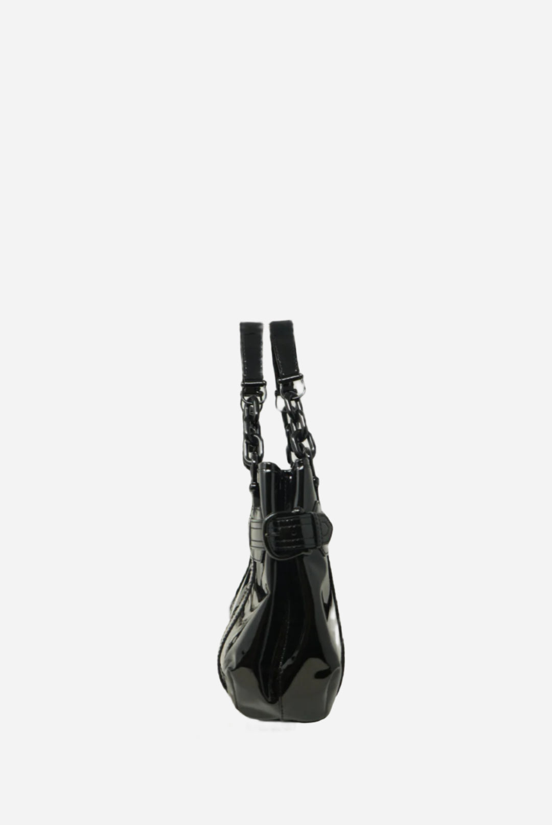 Burberry Patent Calfskin Chain Tote