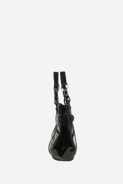 Burberry Patent Calfskin Chain Tote