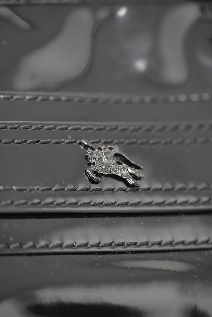 Burberry Patent Calfskin Chain Tote