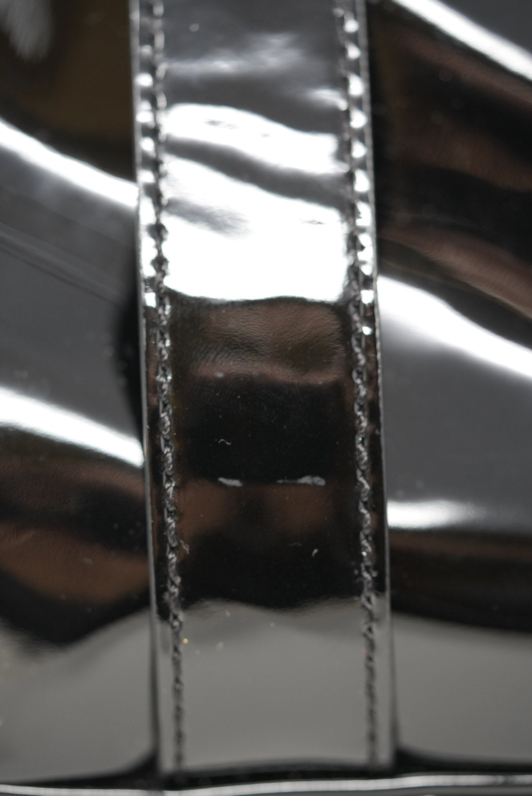 Burberry Patent Calfskin Chain Tote