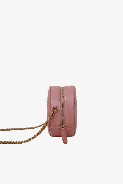 Pre-owned Chanel Round Clutch With Chain