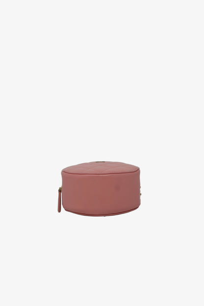 Pre-owned Chanel Round Clutch With Chain