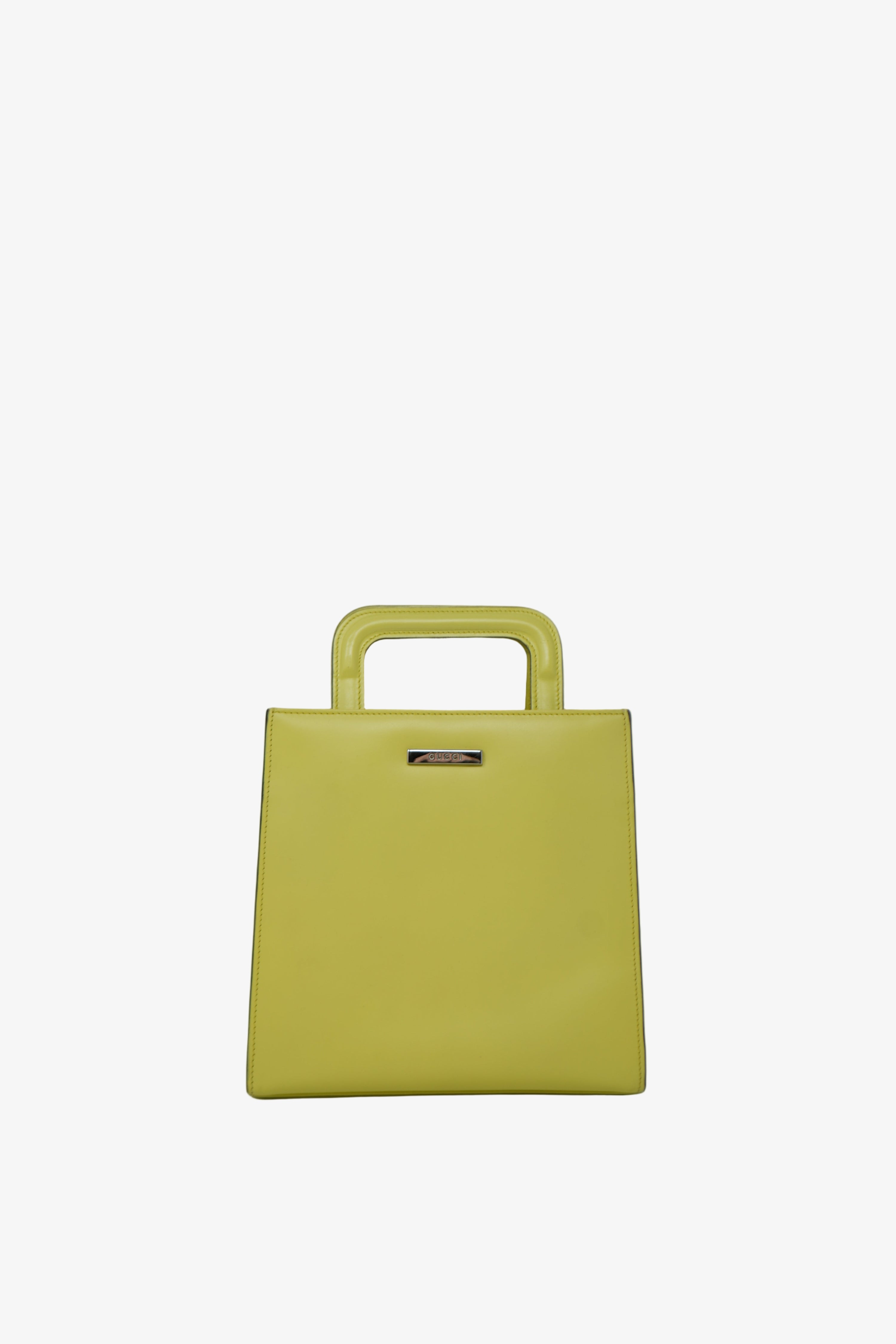 Gucci Leather Top Handle Bag
