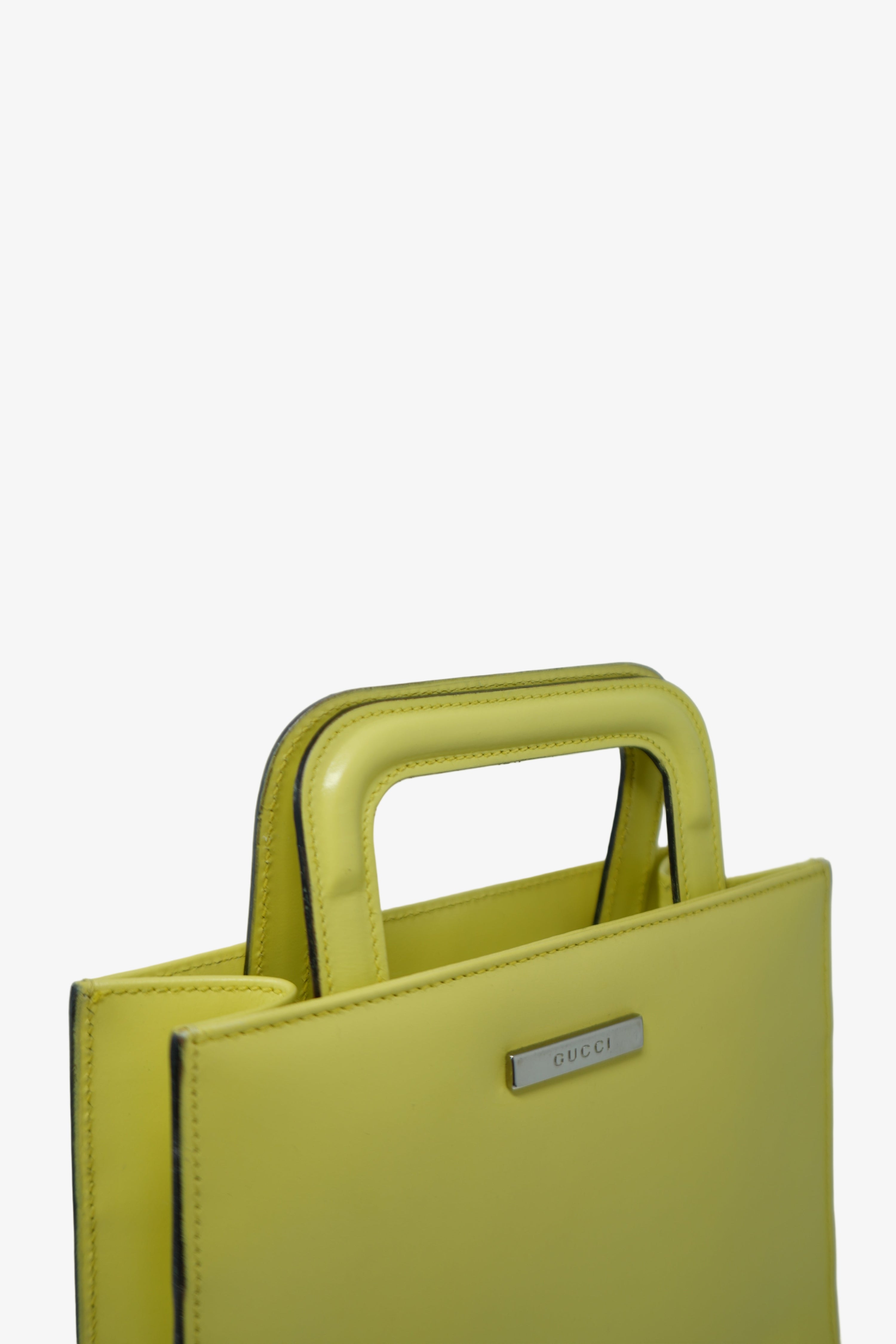 Gucci Leather Top Handle Bag