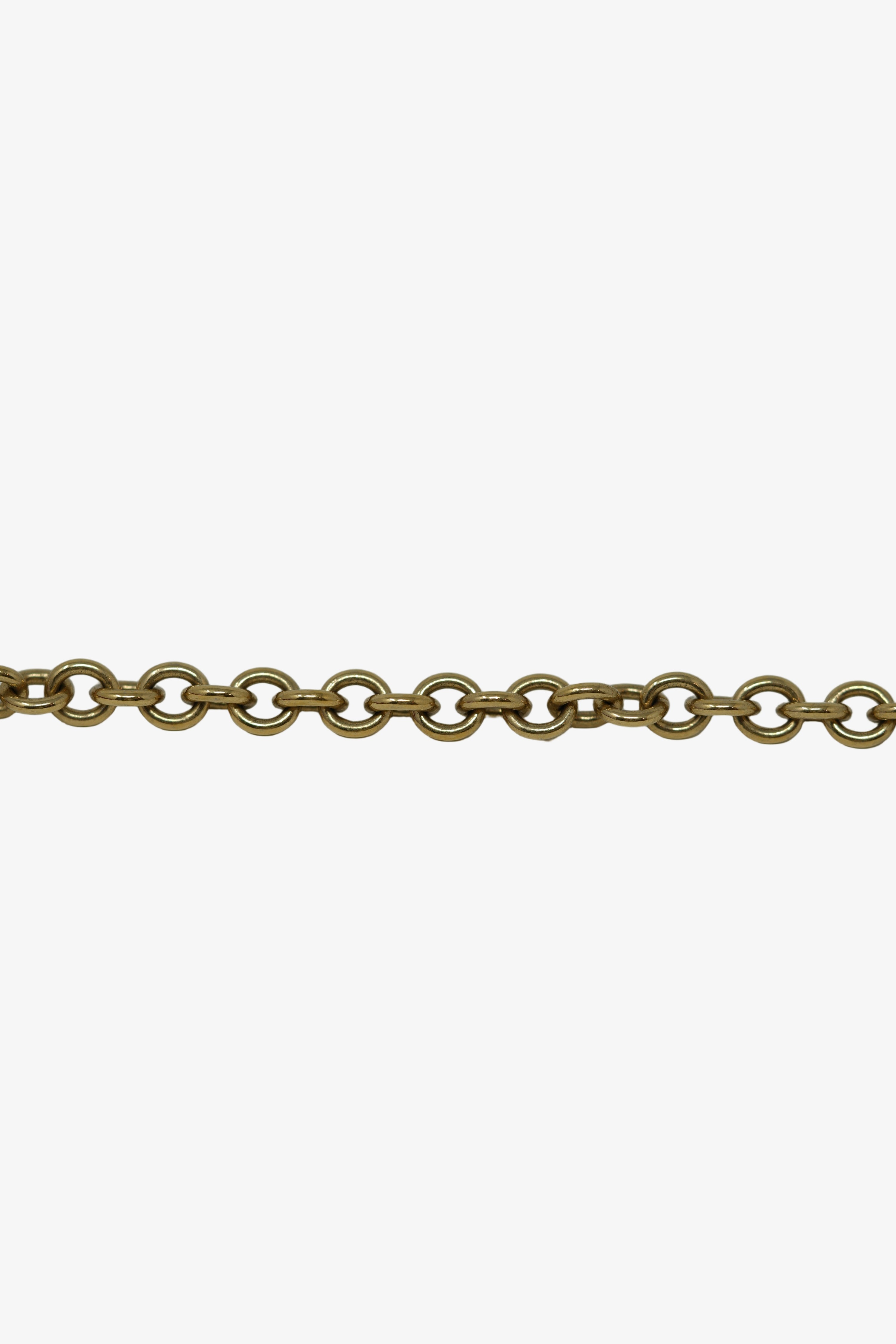 Prada Saffiano Metal Bar Chain Wallet