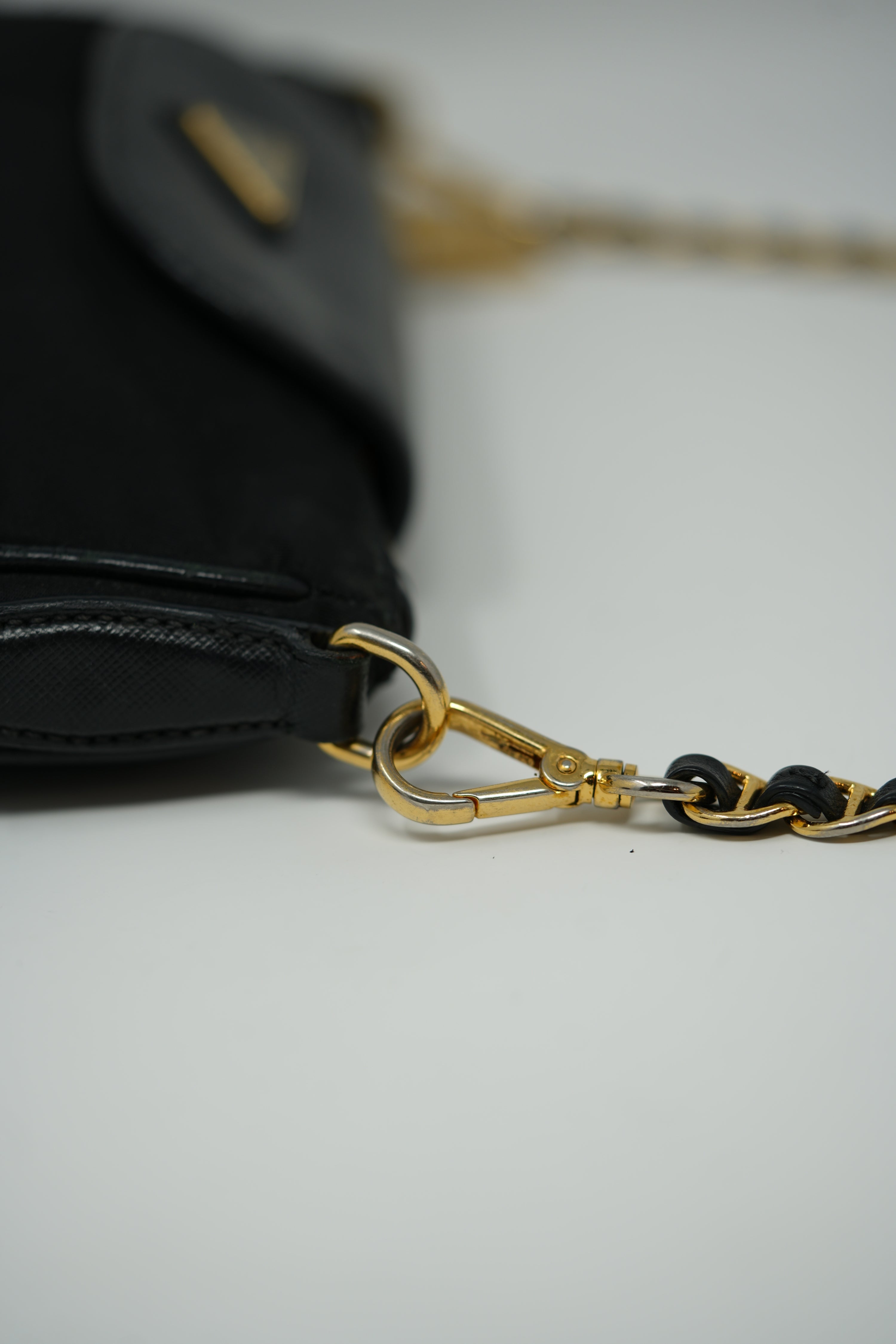 Prada Black Saffiano/Nylon Crossbody