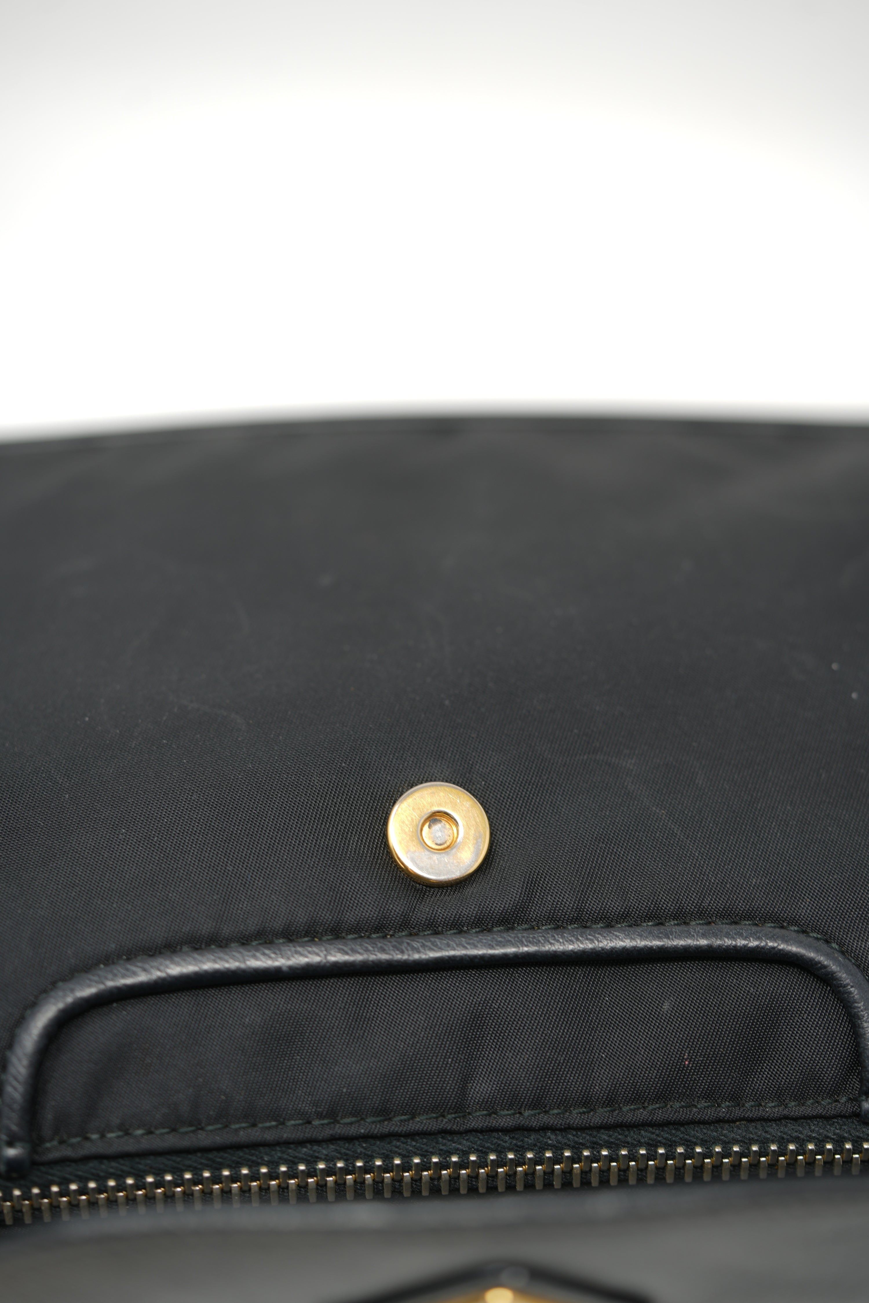 Prada Black Saffiano/Nylon Crossbody