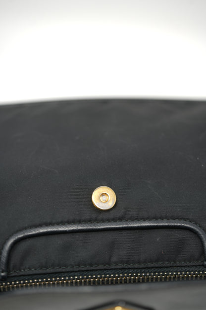 Prada Black Saffiano/Nylon Crossbody