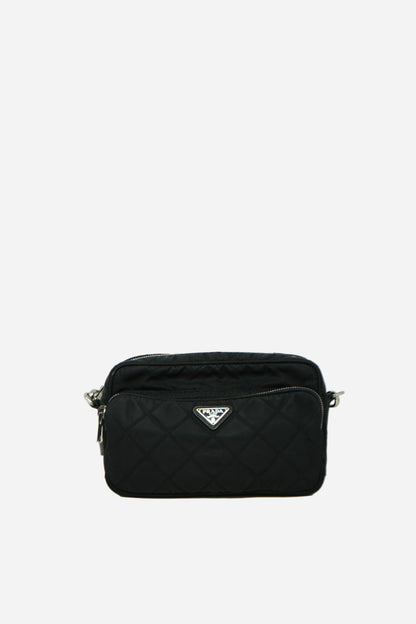 Prada Black Nylon Shoulder Bag