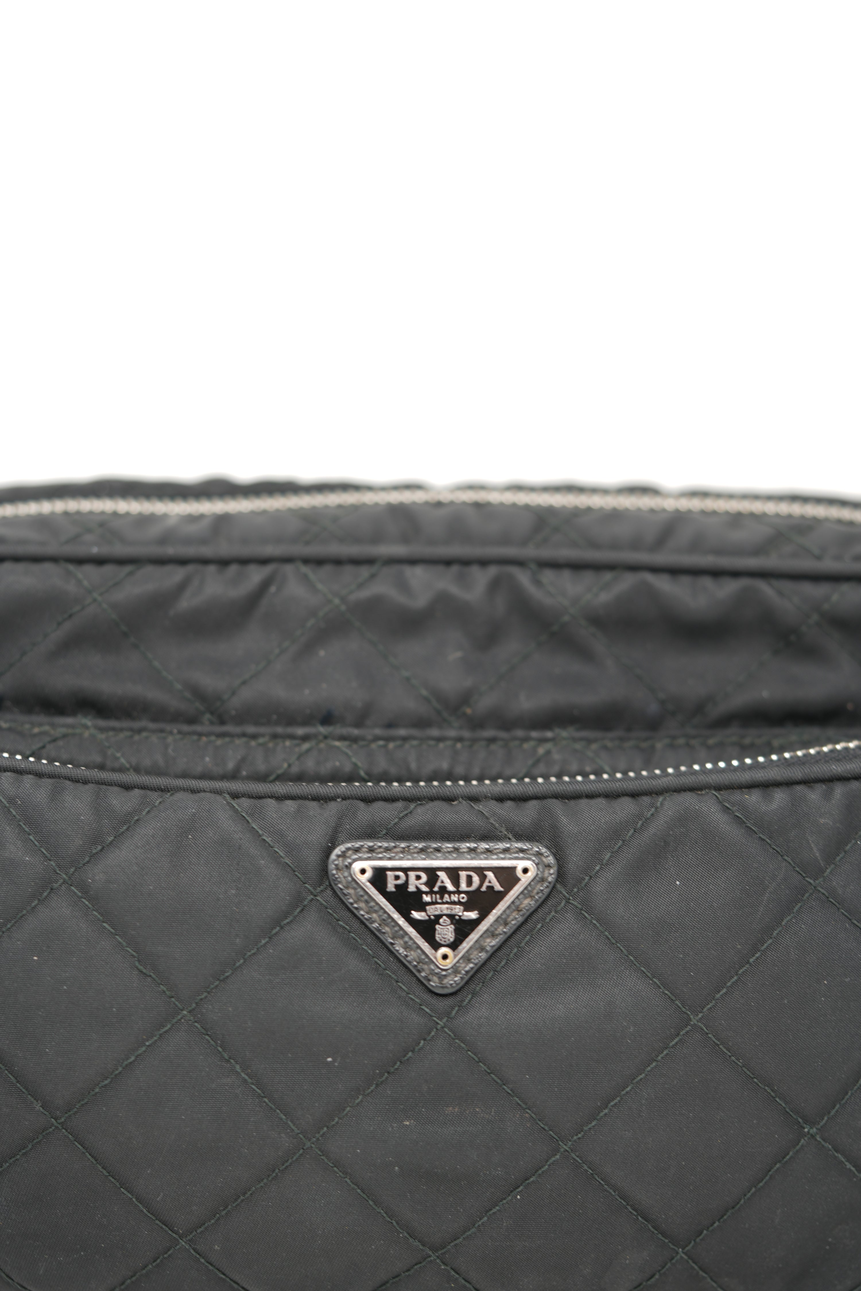 Prada Black Nylon Shoulder Bag