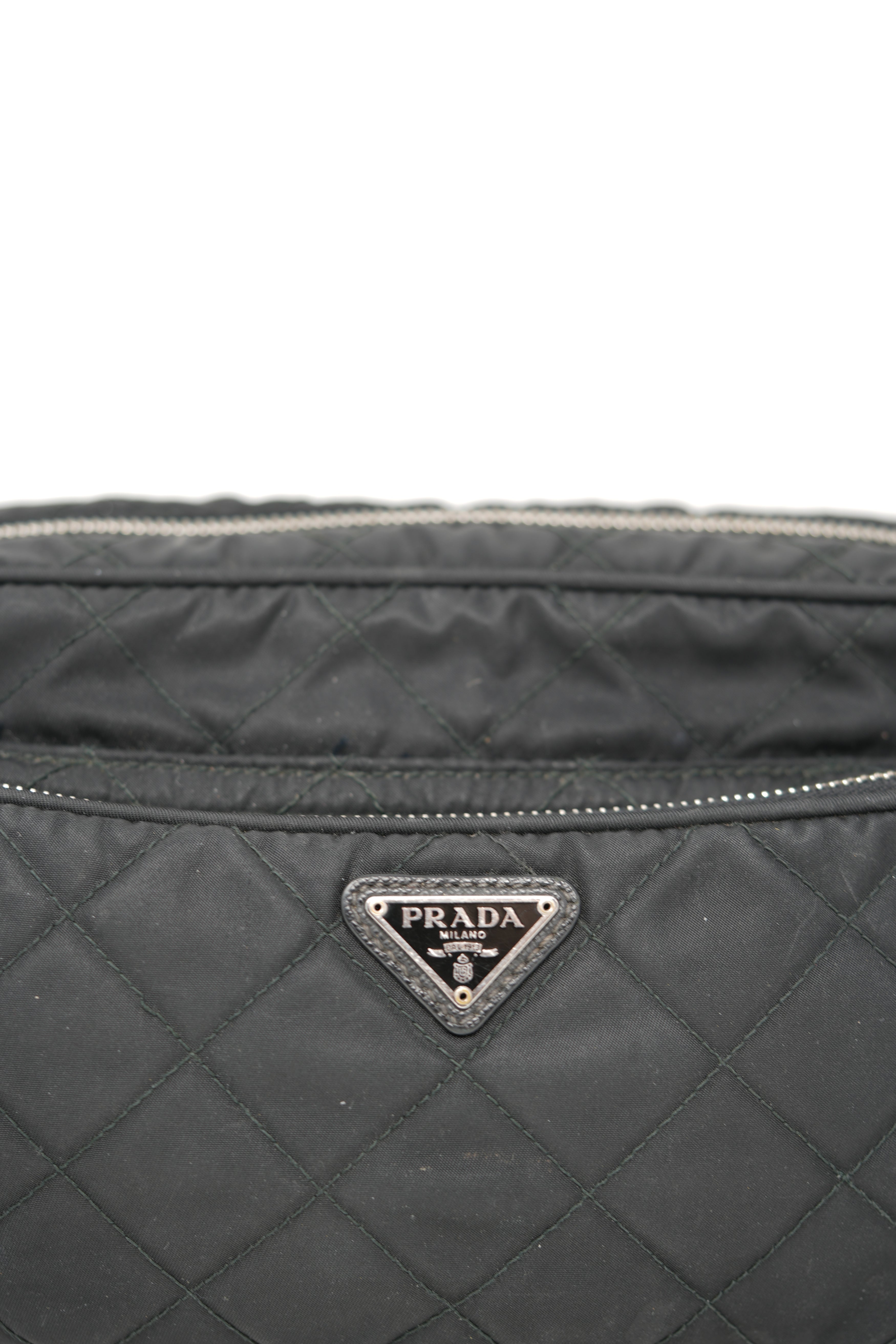 Prada Black Nylon Small Shoulder Bag