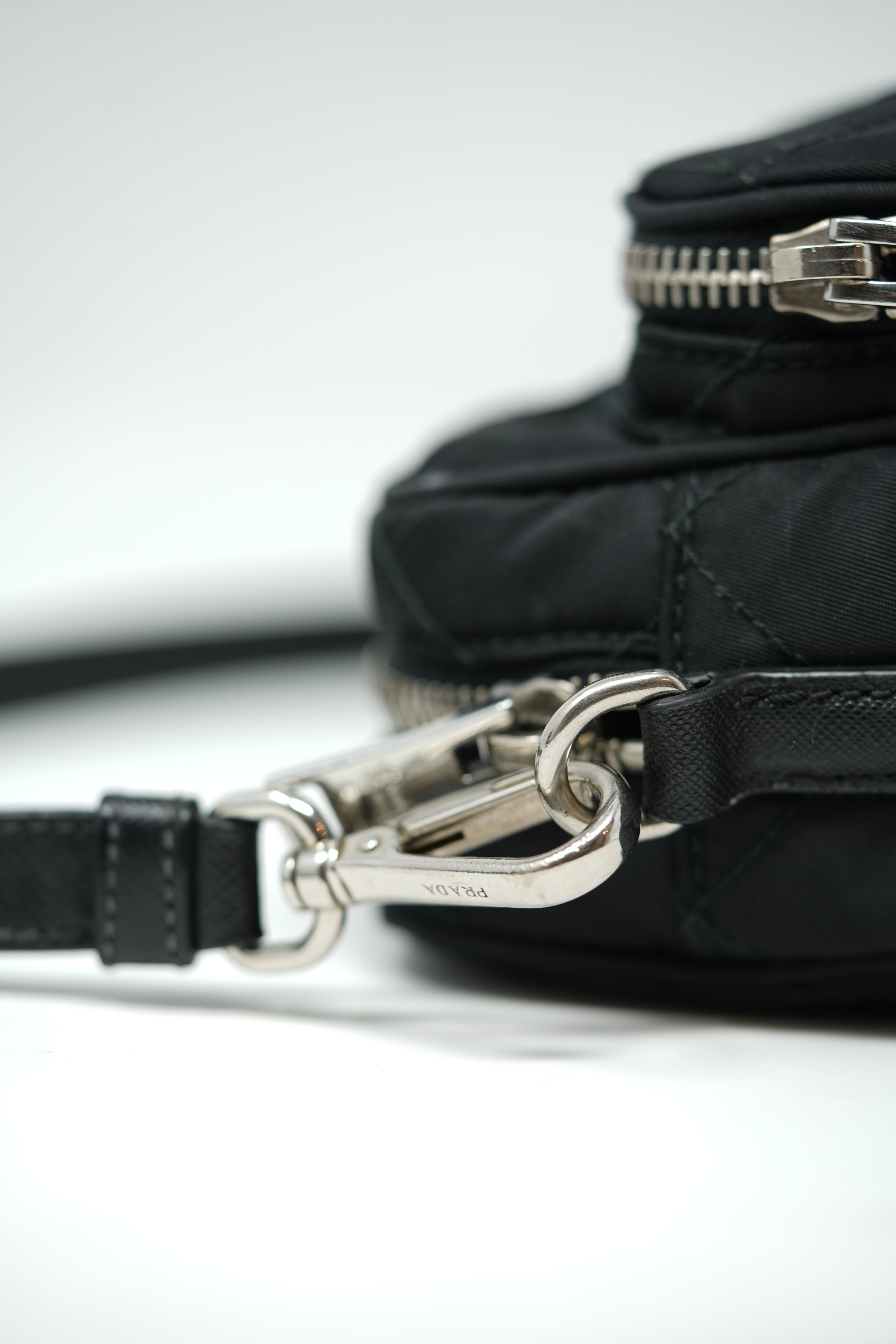 Prada Black Nylon Shoulder Bag