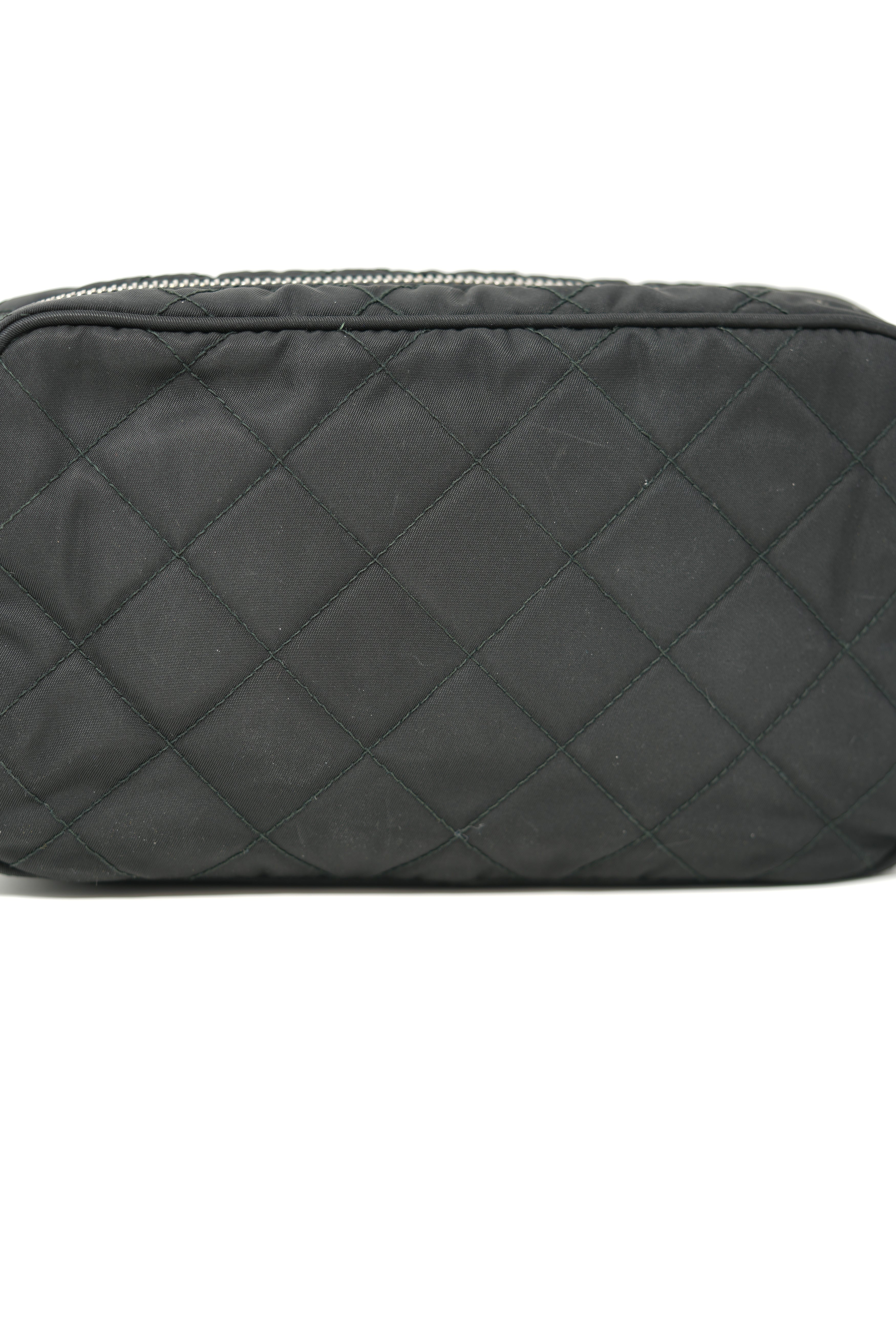 Prada Black Nylon Small Shoulder Bag