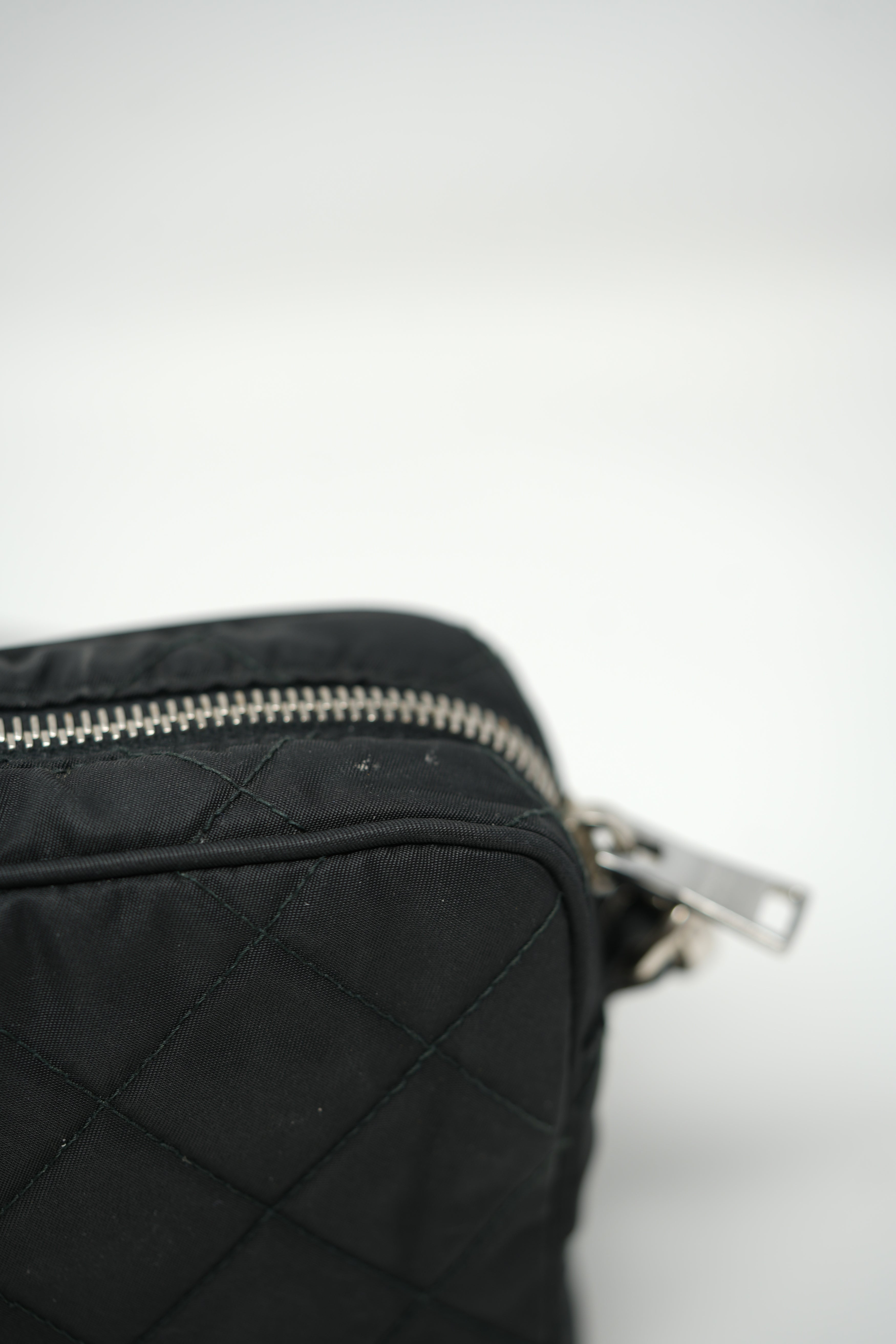Prada Black Nylon Small Shoulder Bag