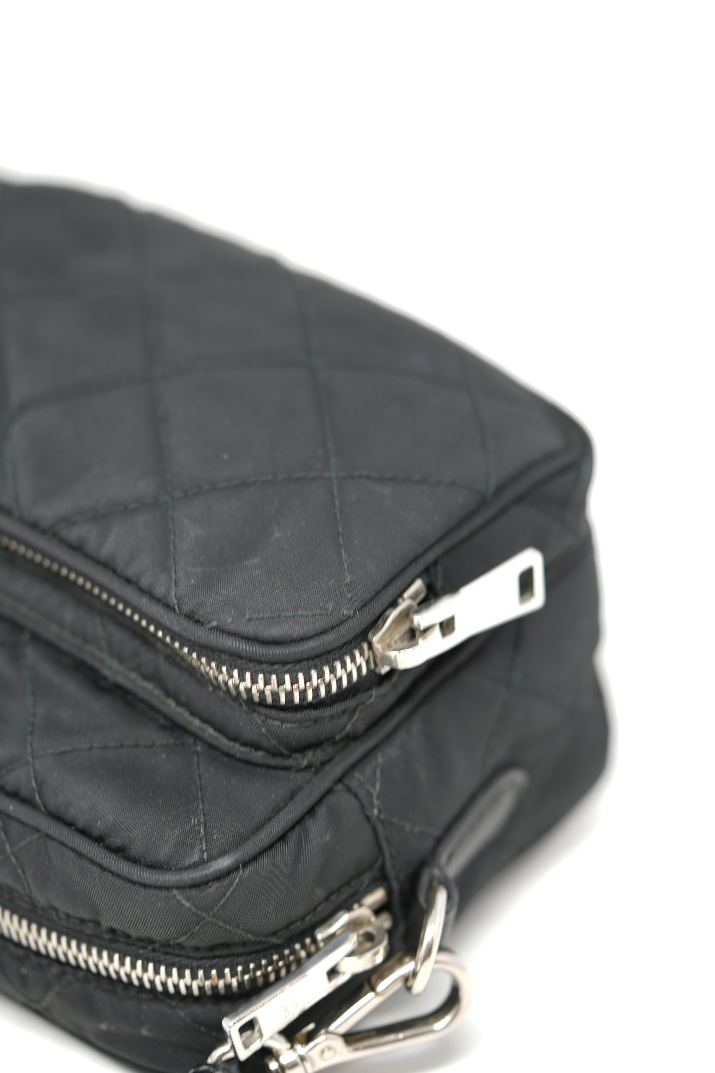 Prada Black Nylon Shoulder Bag