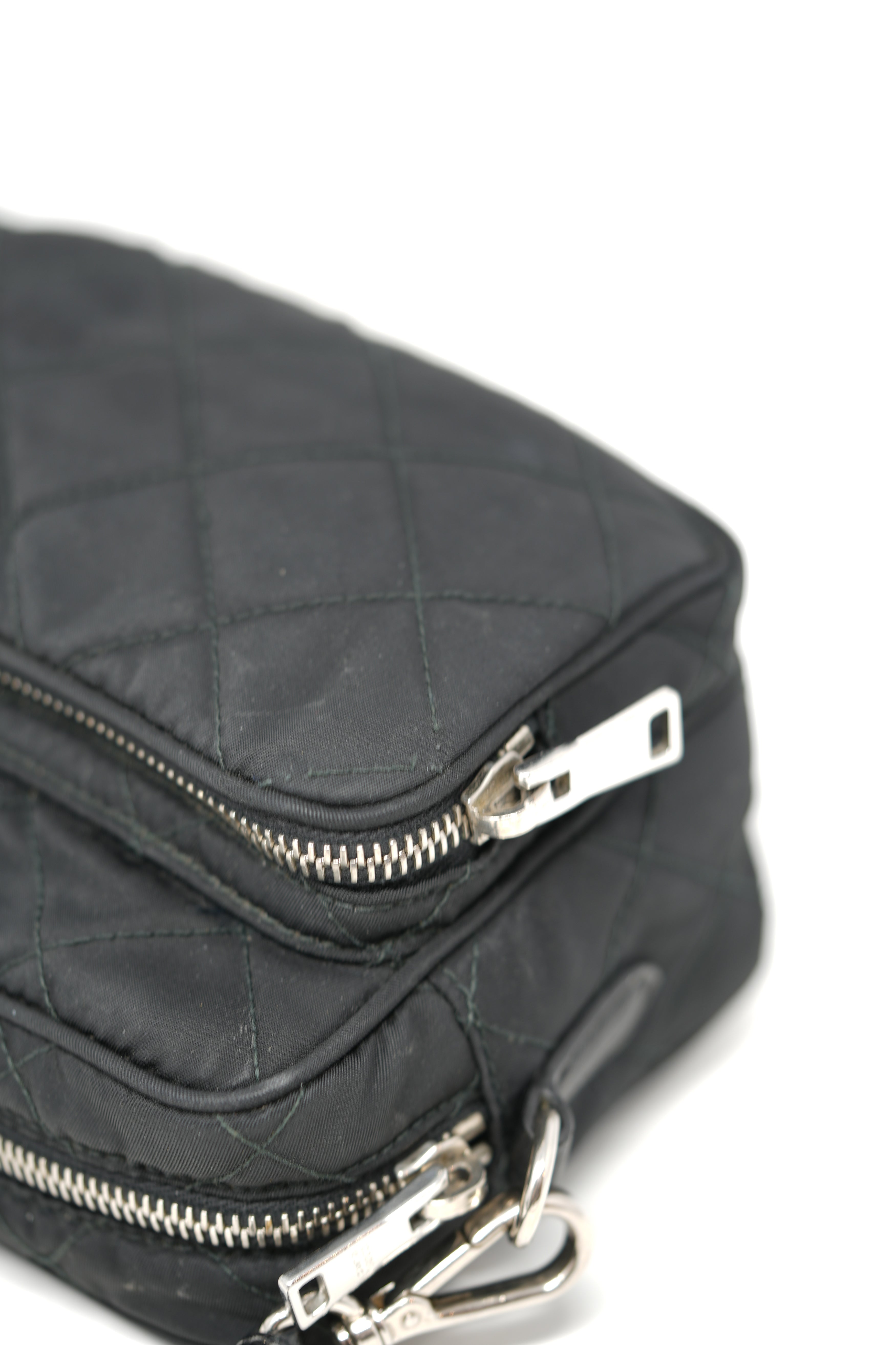 Prada Black Nylon Small Shoulder Bag