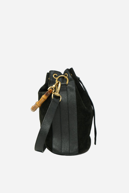 Gucci Vintage Suede Bucket Bag