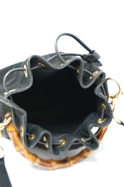 Gucci Vintage Suede Bucket Bag