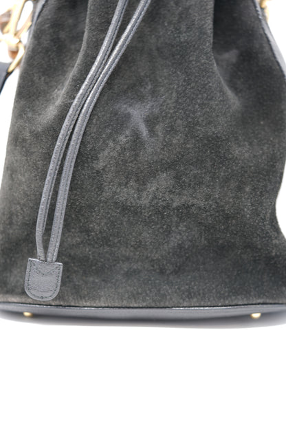 Gucci Vintage Suede Bucket Bag