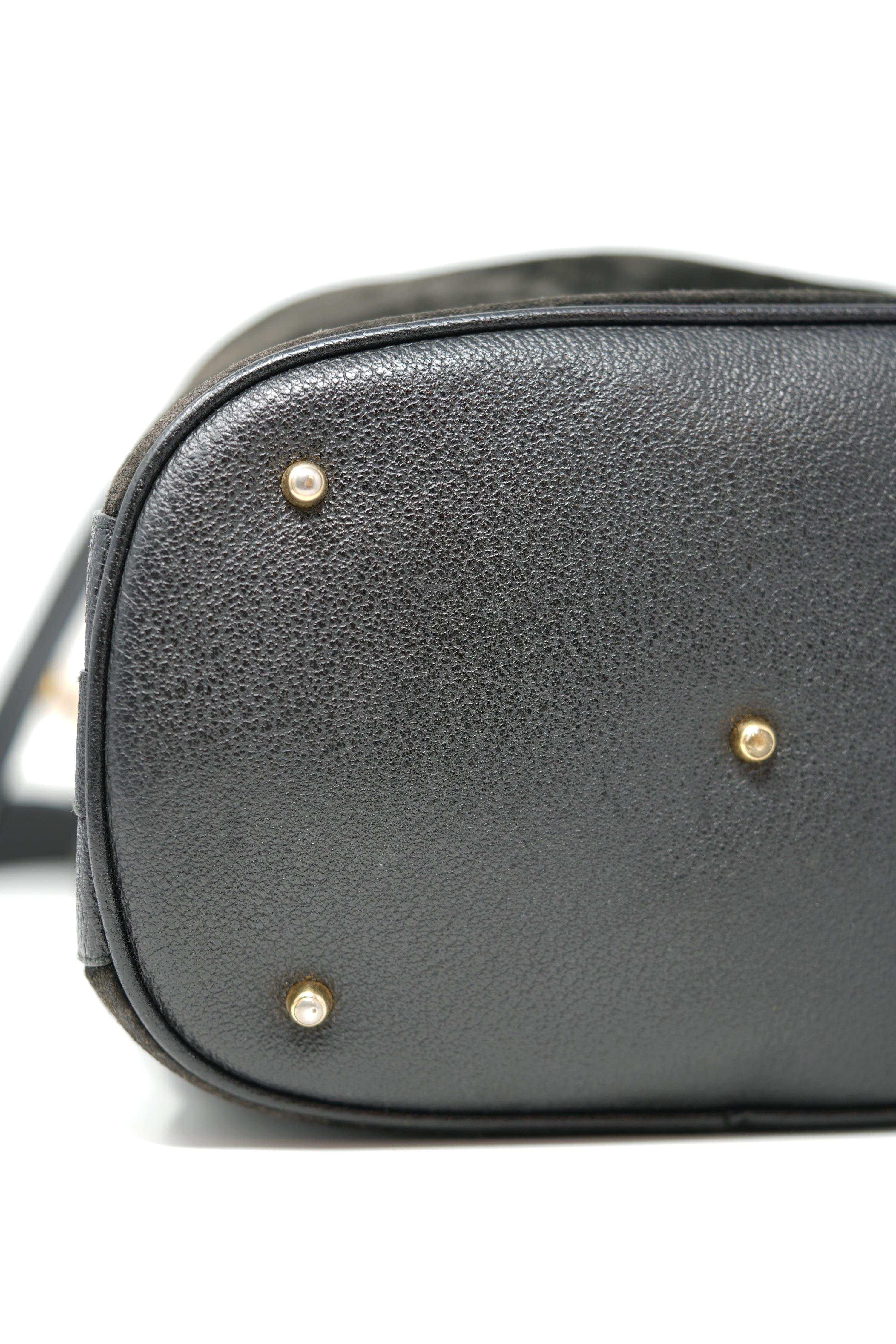 Gucci Vintage Suede Bucket Bag