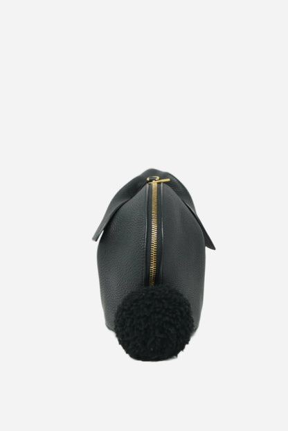 Loewe Black Bunny Clutch With Strap