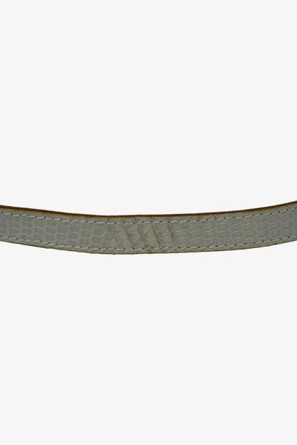 Salvatore Ferragamo Lizard Top Handle Bag