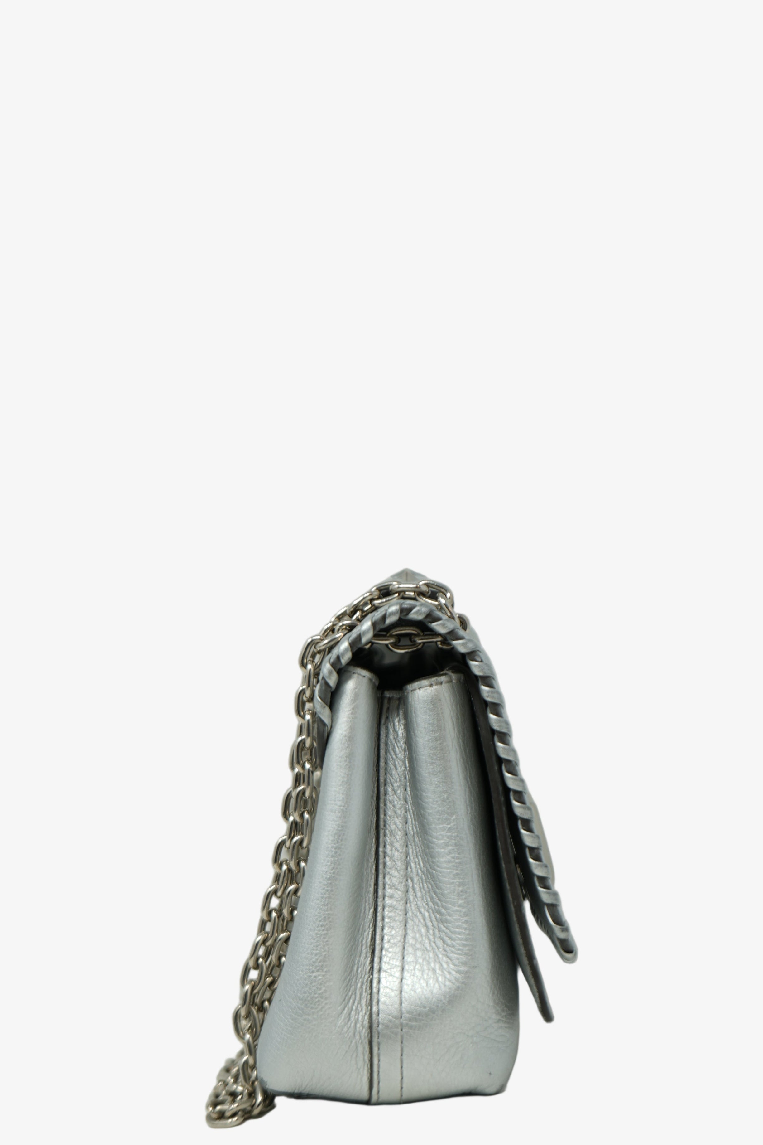 Louis Vuitton 2016 Silver Leather Very Chain Bag