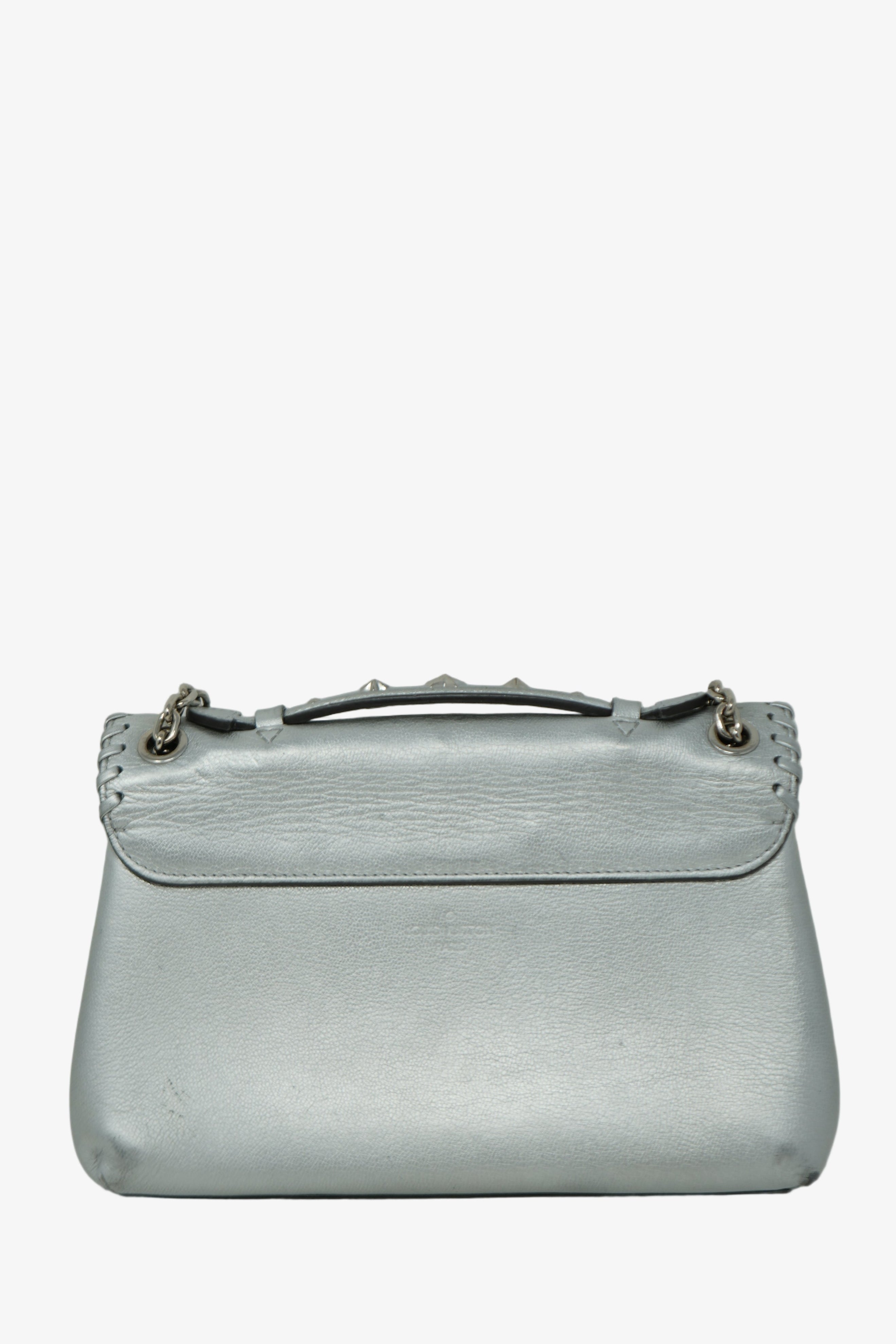Louis Vuitton 2016 Silver Leather Very Chain Bag