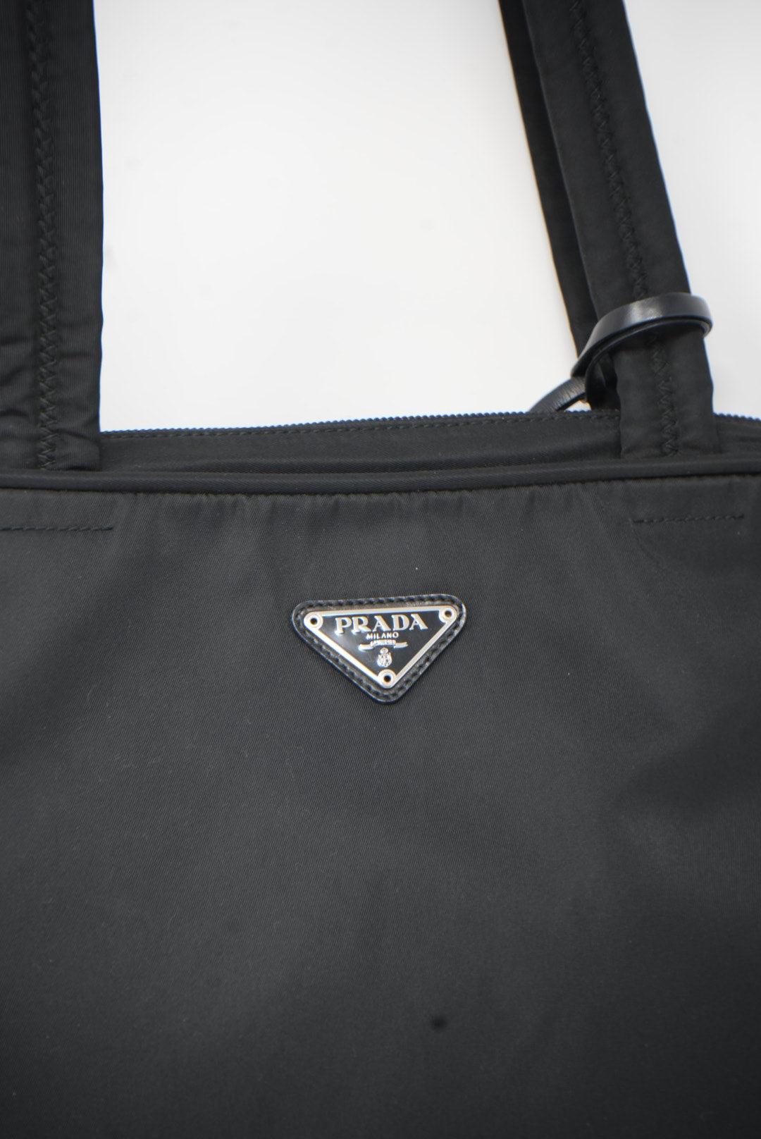 Prada Black Nylon Tessuto Handbag 1998
