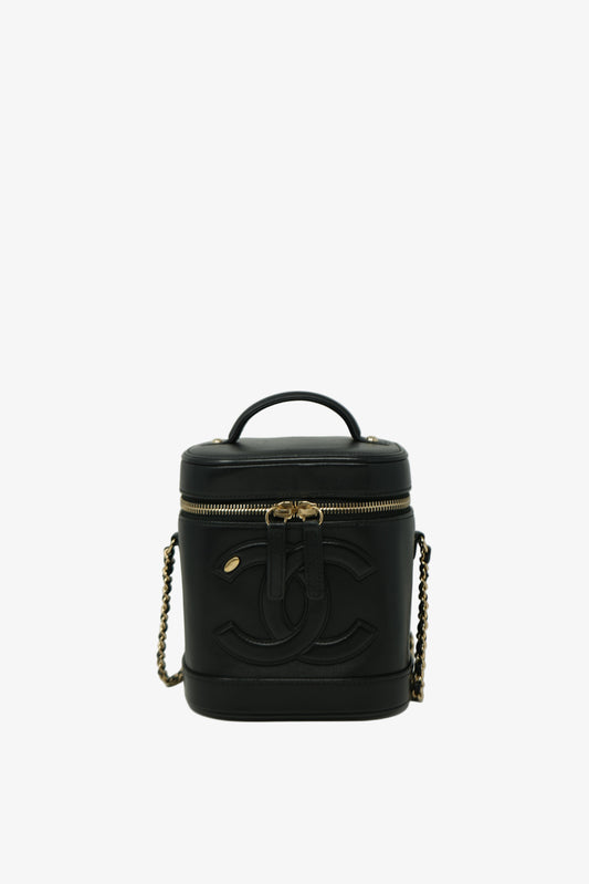 Pre-owned Chanel Lambskin Timeless Vanity Case