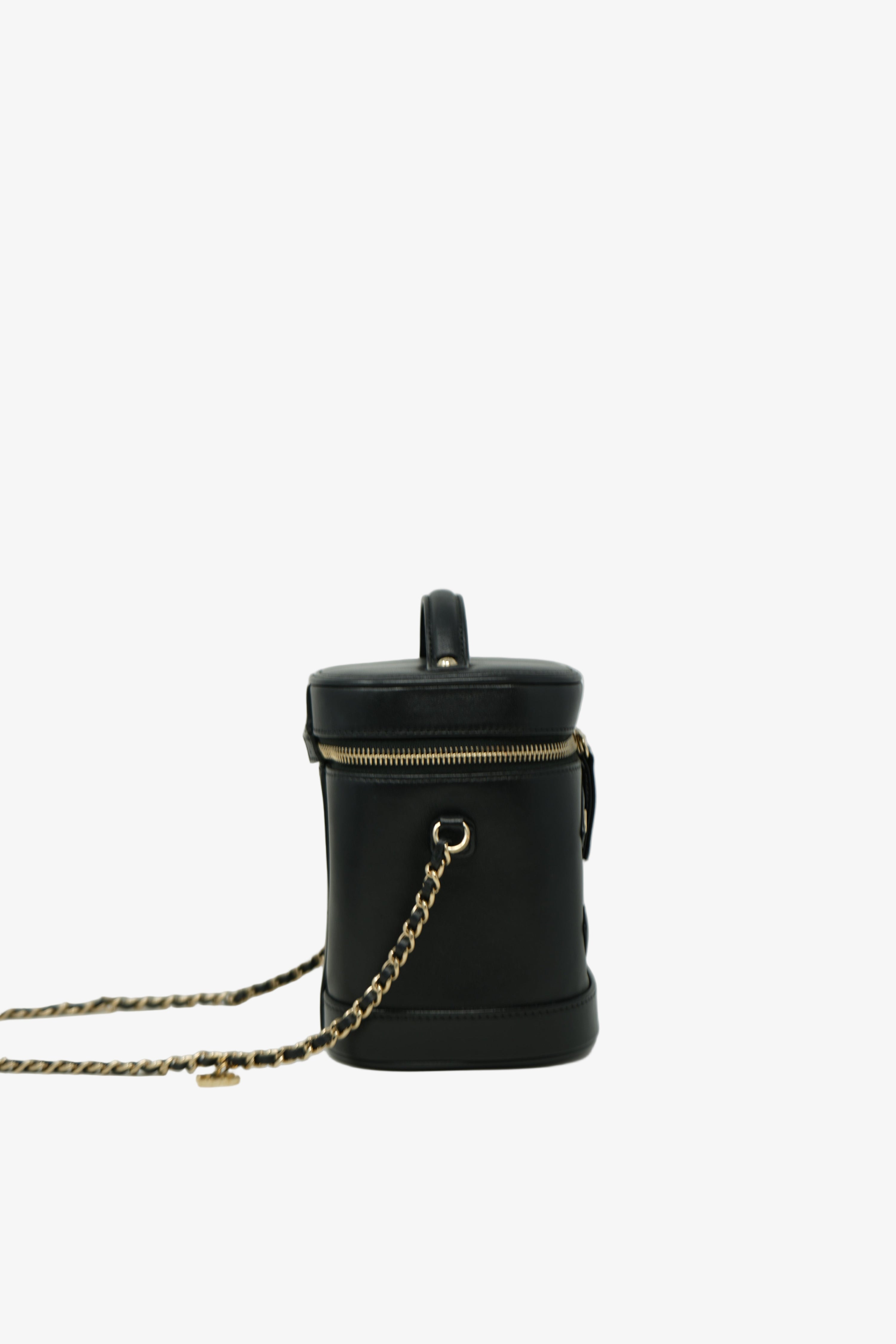 Pre-owned Chanel Lambskin Timeless Vanity Case