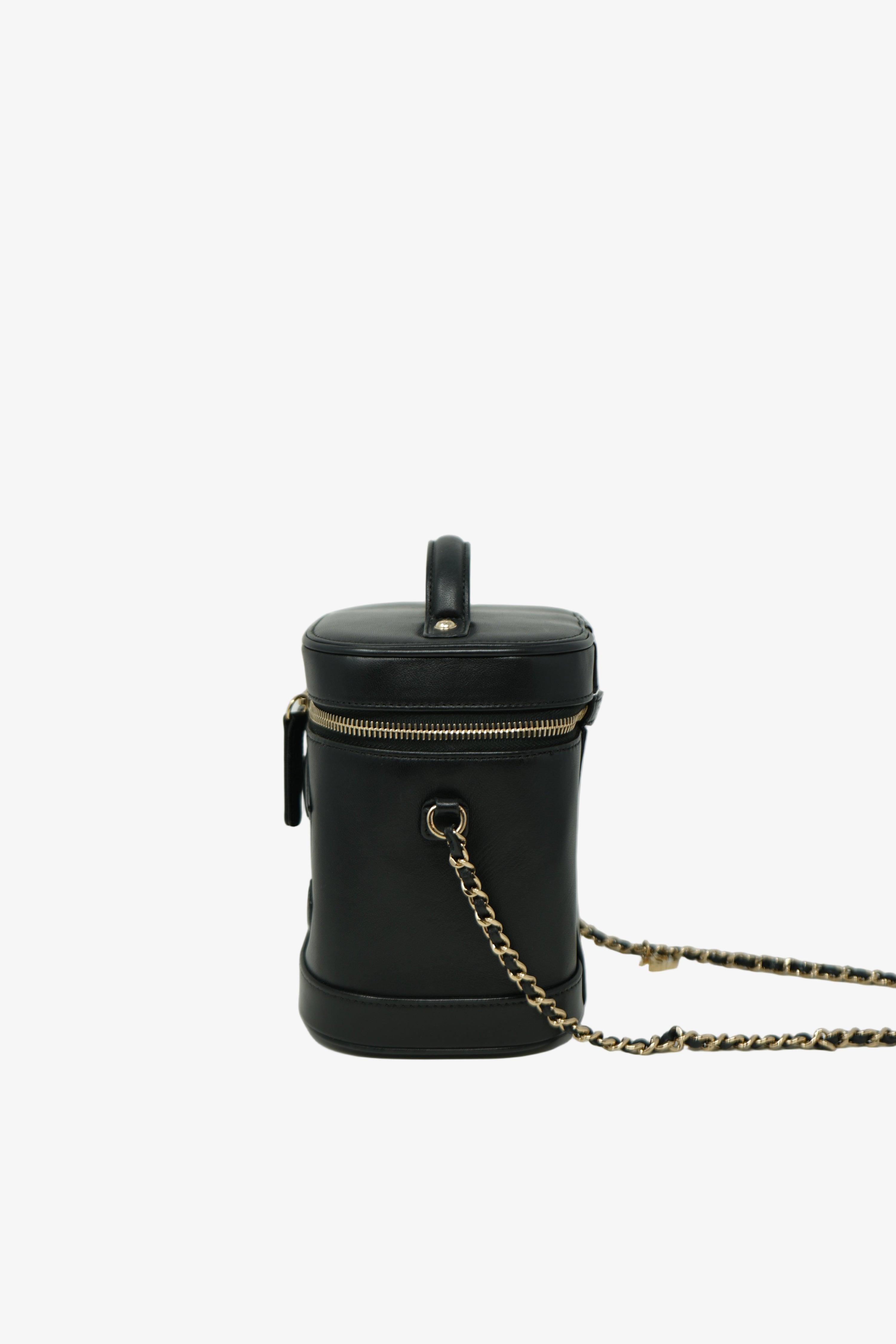 Pre-owned Chanel Lambskin Timeless Vanity Case