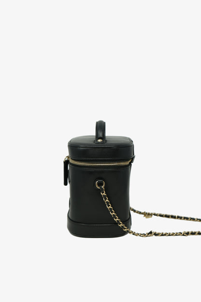 Pre-owned Chanel Lambskin Timeless Vanity Case