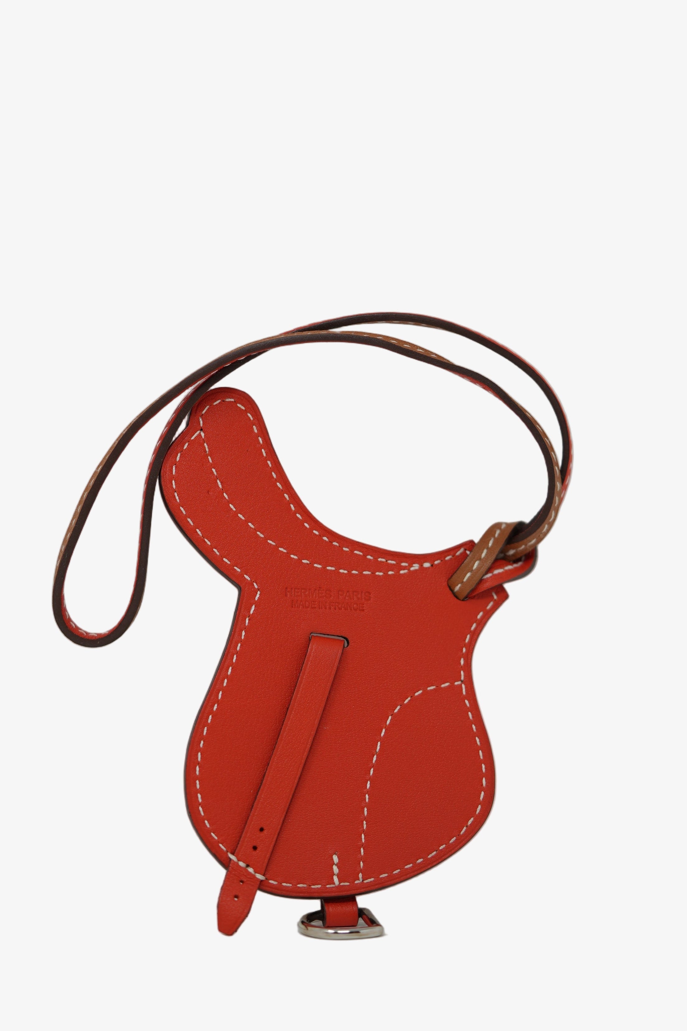 Hermes Paddock Selle Horse Saddle Bag Charm