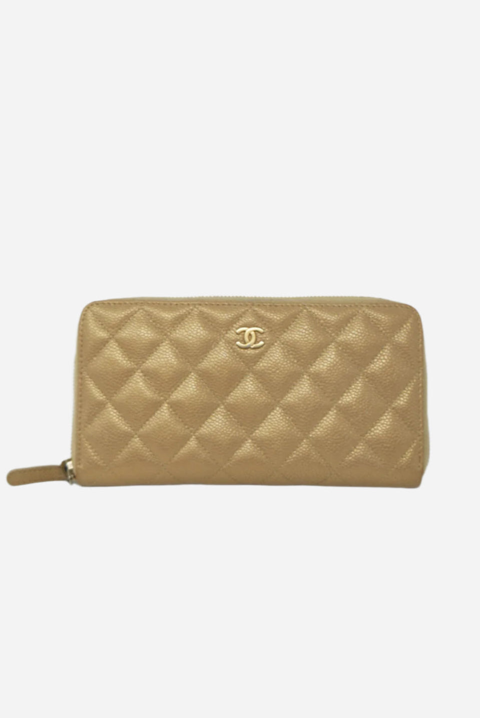 Pre-Owned Chanel 2014-2015 Caviar Long Wallet