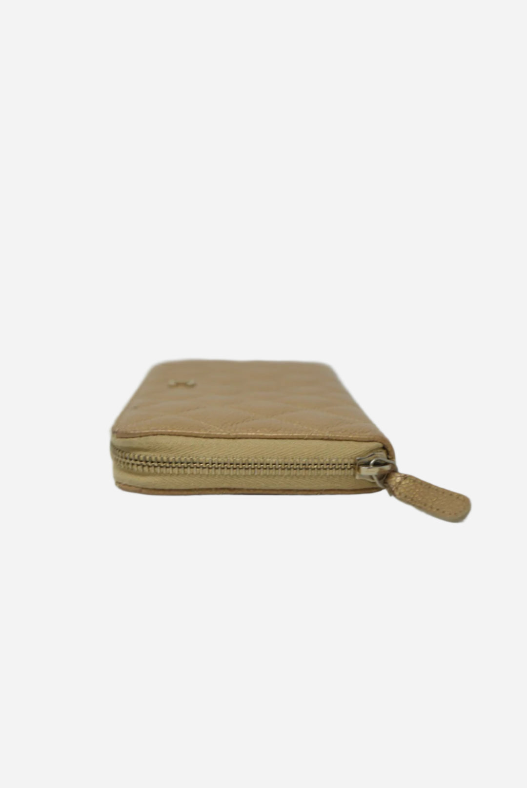 Pre-Owned Chanel 2014-2015 Long Wallet Caviar