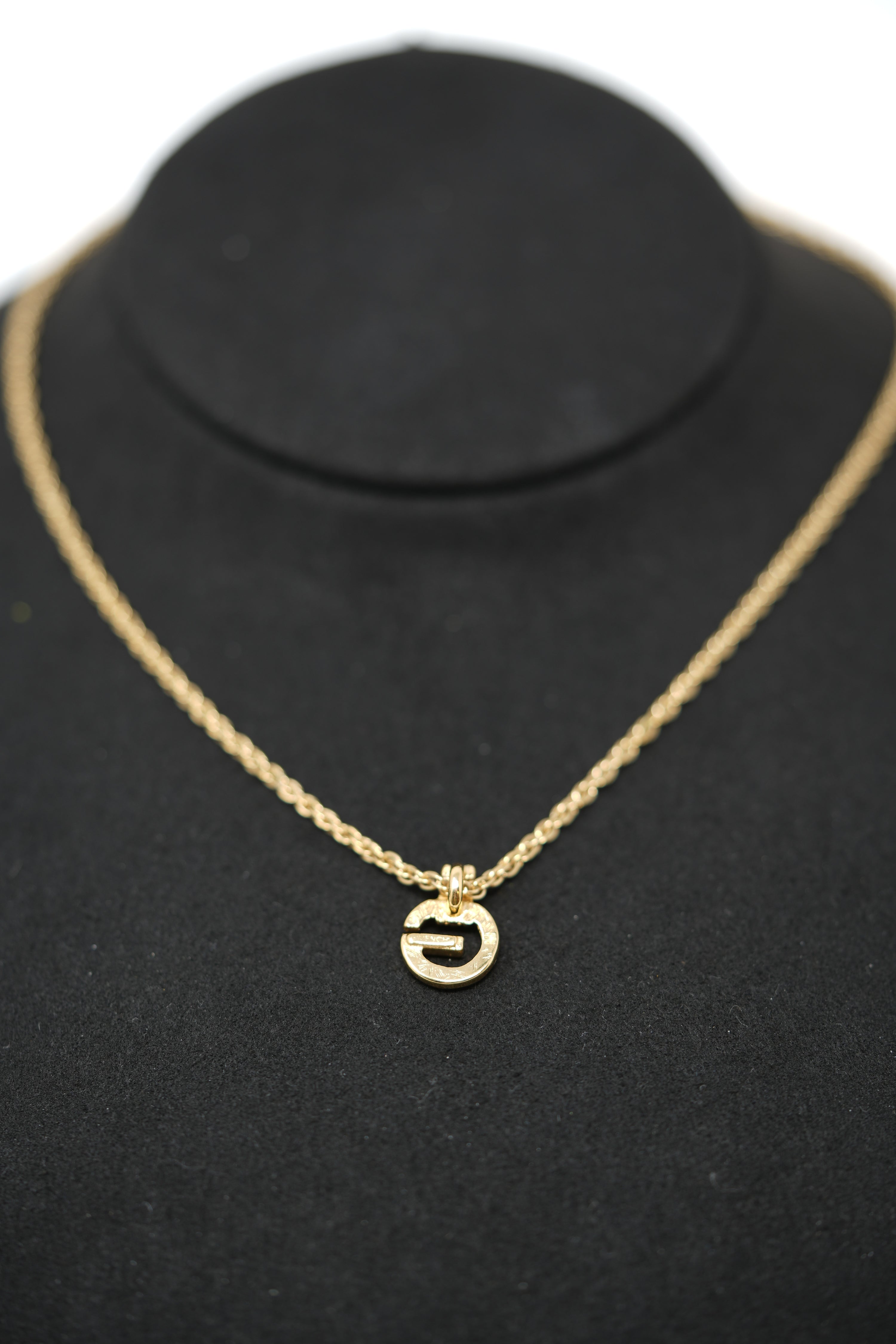 Givenchy G Rhinestone Necklace