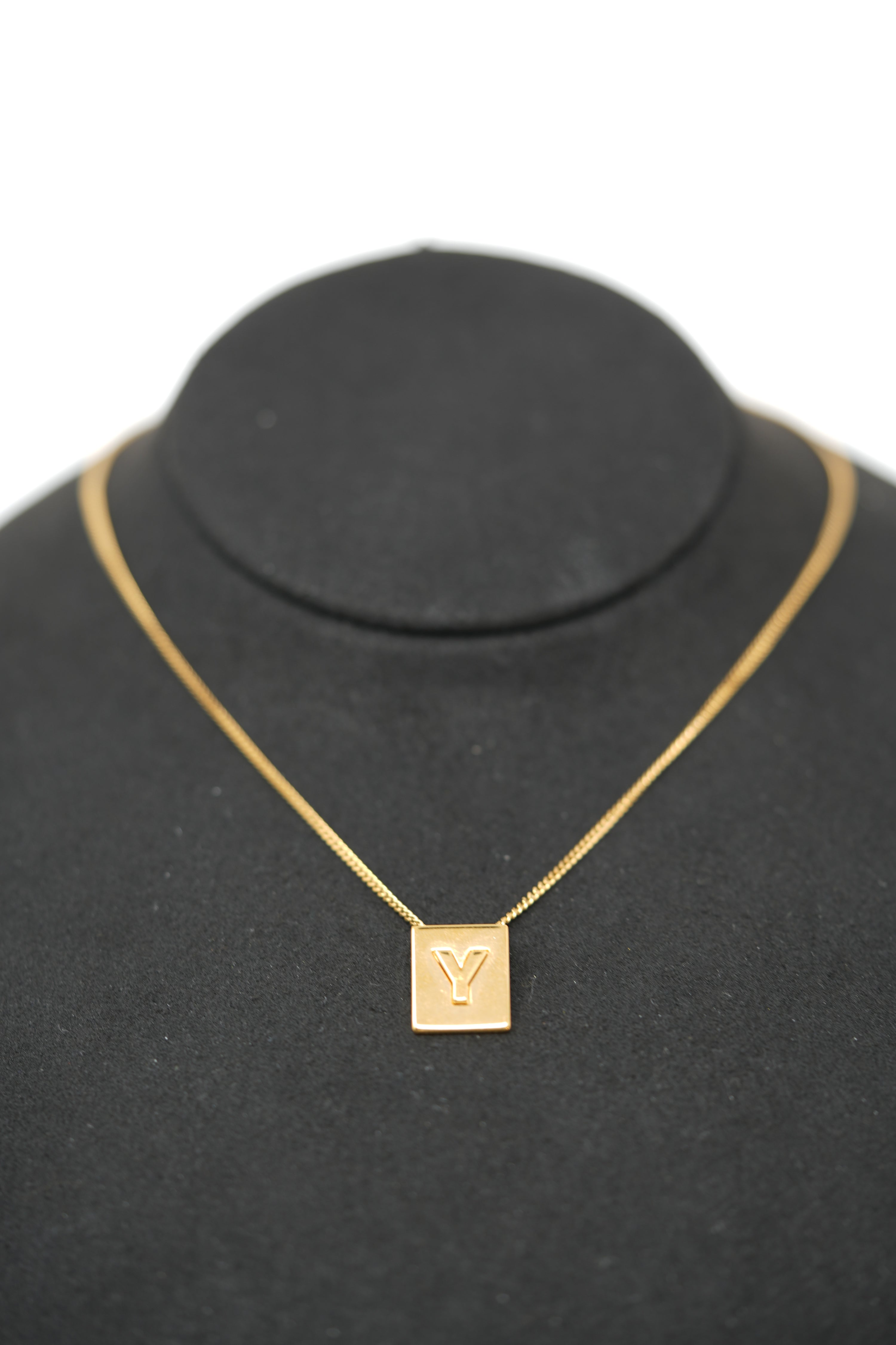 Celine Alphabet Y Necklace