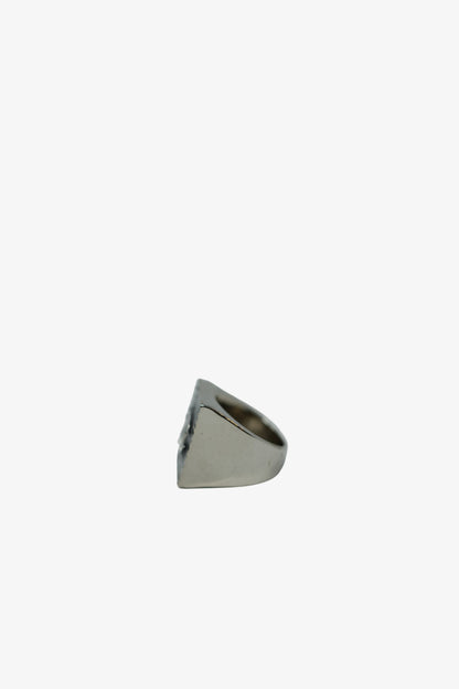 Pre-owned Chanel Square Rhinestone Ring
