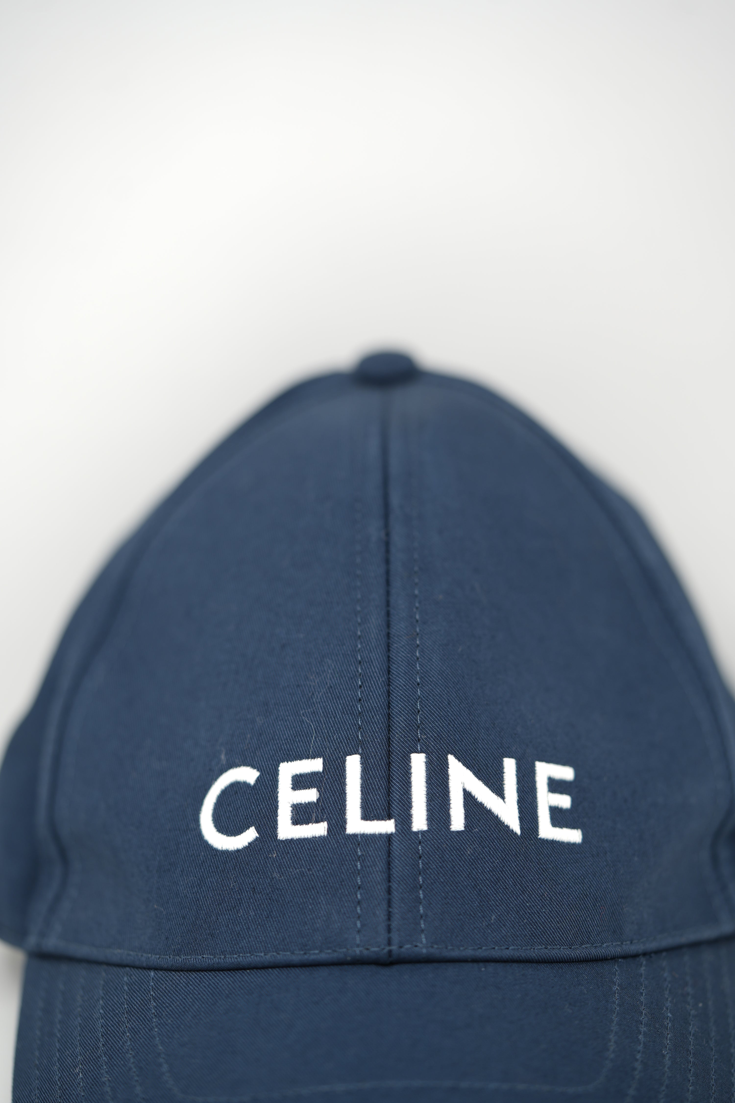 Celine Logo Baseball Cap in Cotton