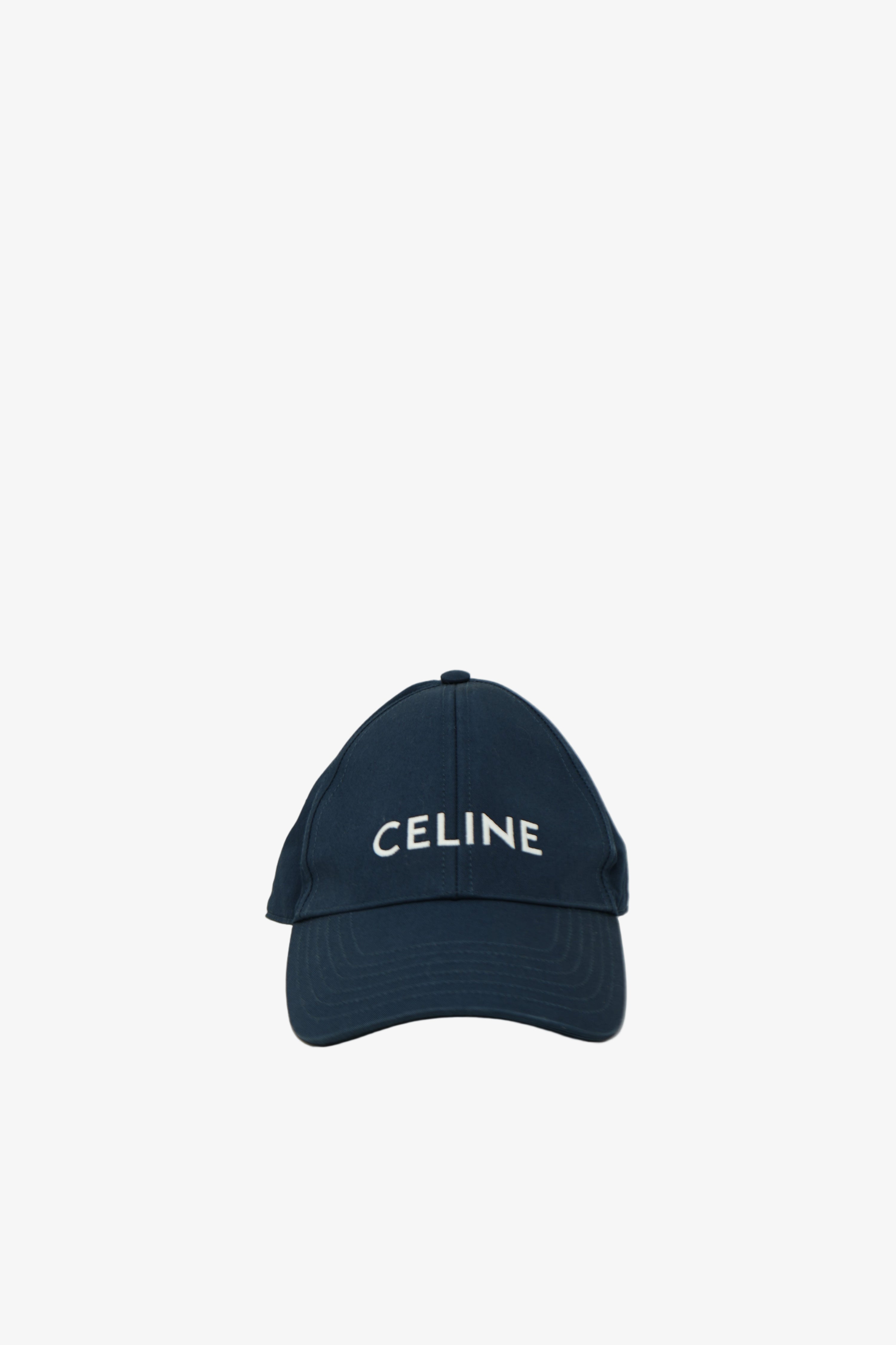 Celine Logo Baseball Cap in Cotton