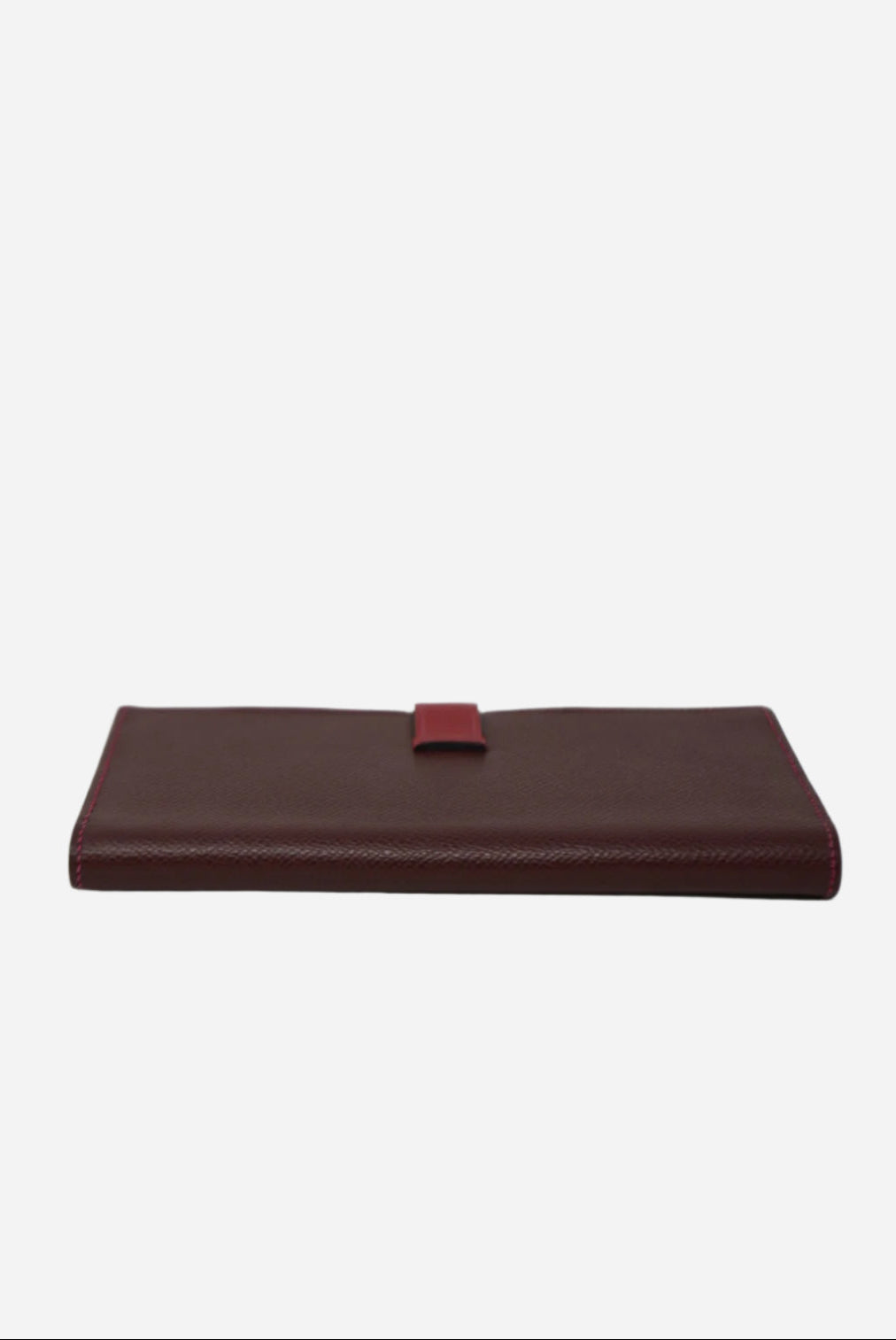 Hermes 2015 Red Espom Leather Bearn Wallet